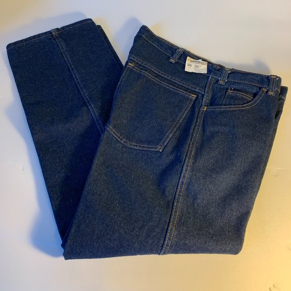 NEW! Vintage 90s Power Blues Jeans Made in USA Men's 36x30 - Picture 1 of 7